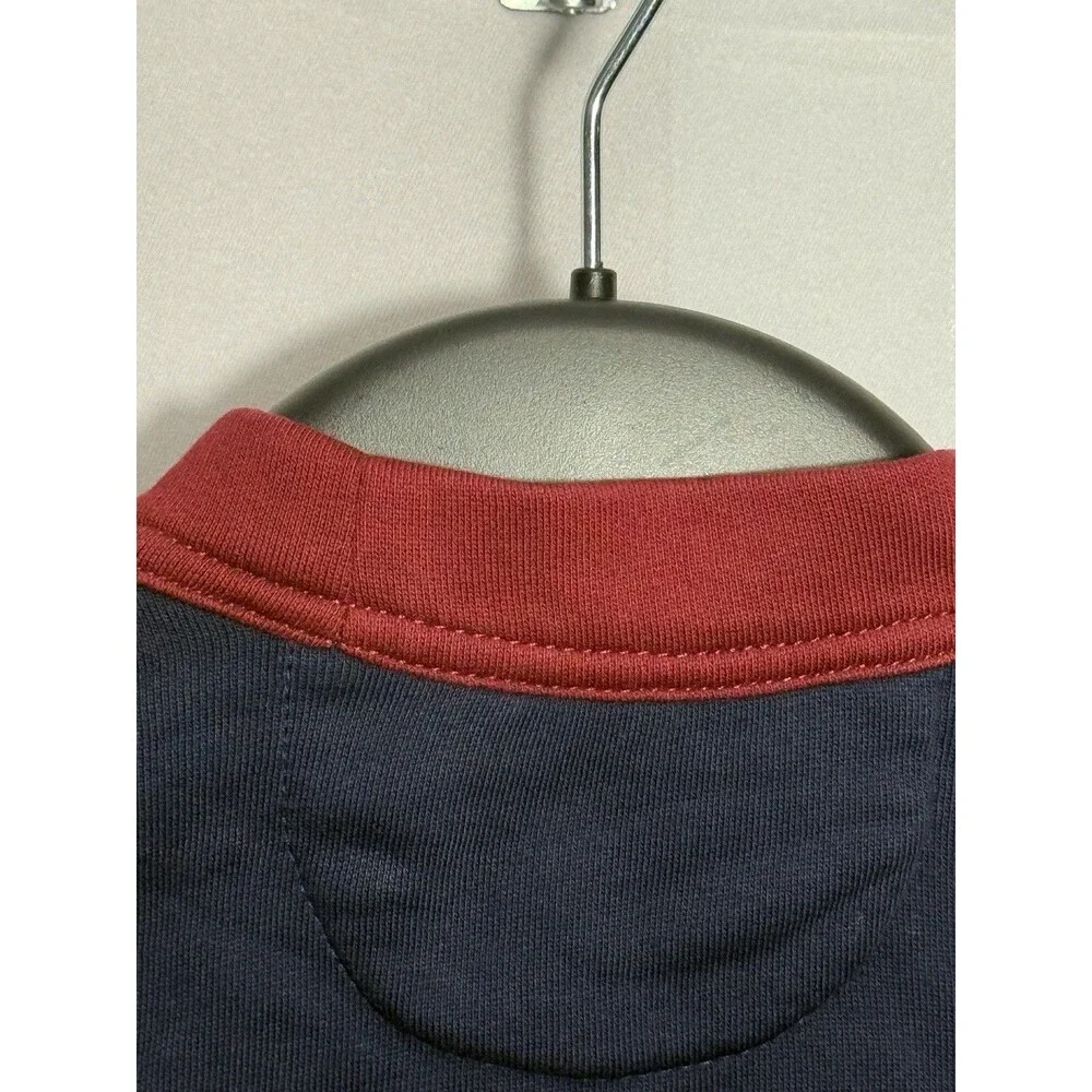 Polo Ralph Lauren Boys Size 2 Navy Red Varsity Letterman Cardigan P Patch